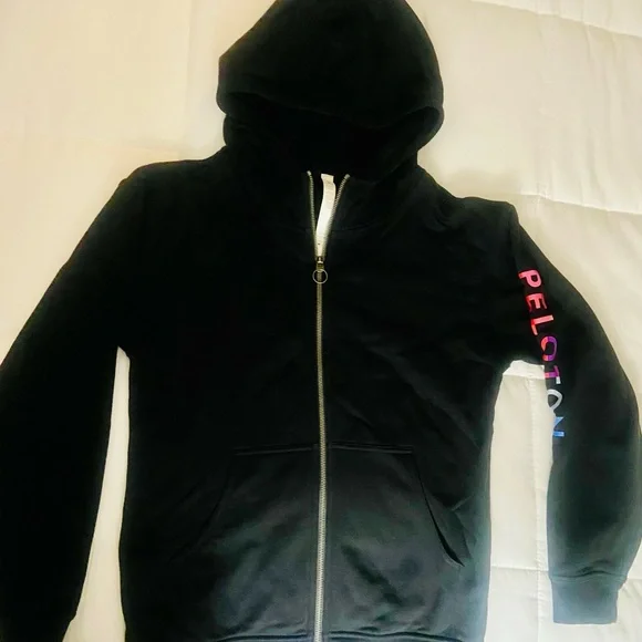 Lululemon X Peloton All Yours Full Zip Hoodie Sweatshirt Women’s Size 6 Black - Picture 3 of 7